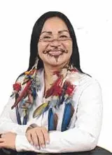 Foto oficial de Cláudia Tikuna (TSE)